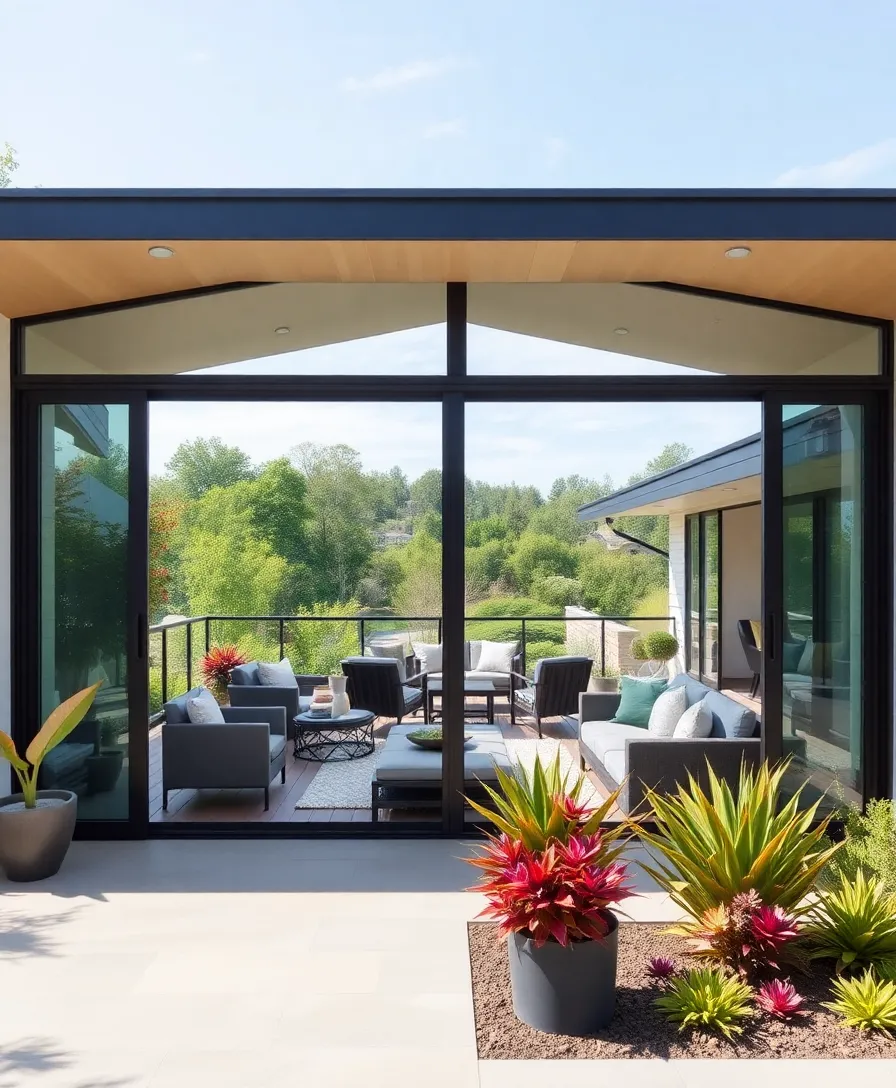 22 Mid Century Modern House Exteriors That Will Inspire Your Next Project! - 4. Integration with Outdoor Spaces