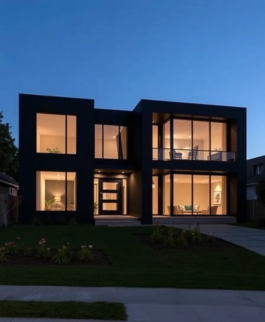 21 Modern Exterior House Colors That Will Transform Your Home Into a Showstopper! - 21. Modern Black