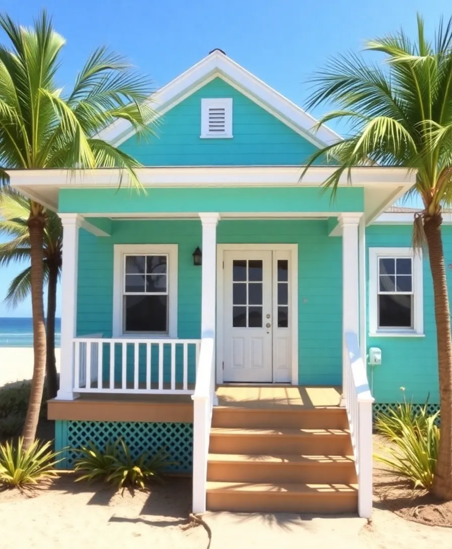 21 Modern Exterior House Colors That Will Transform Your Home Into a Showstopper! - 7. Cool Teal