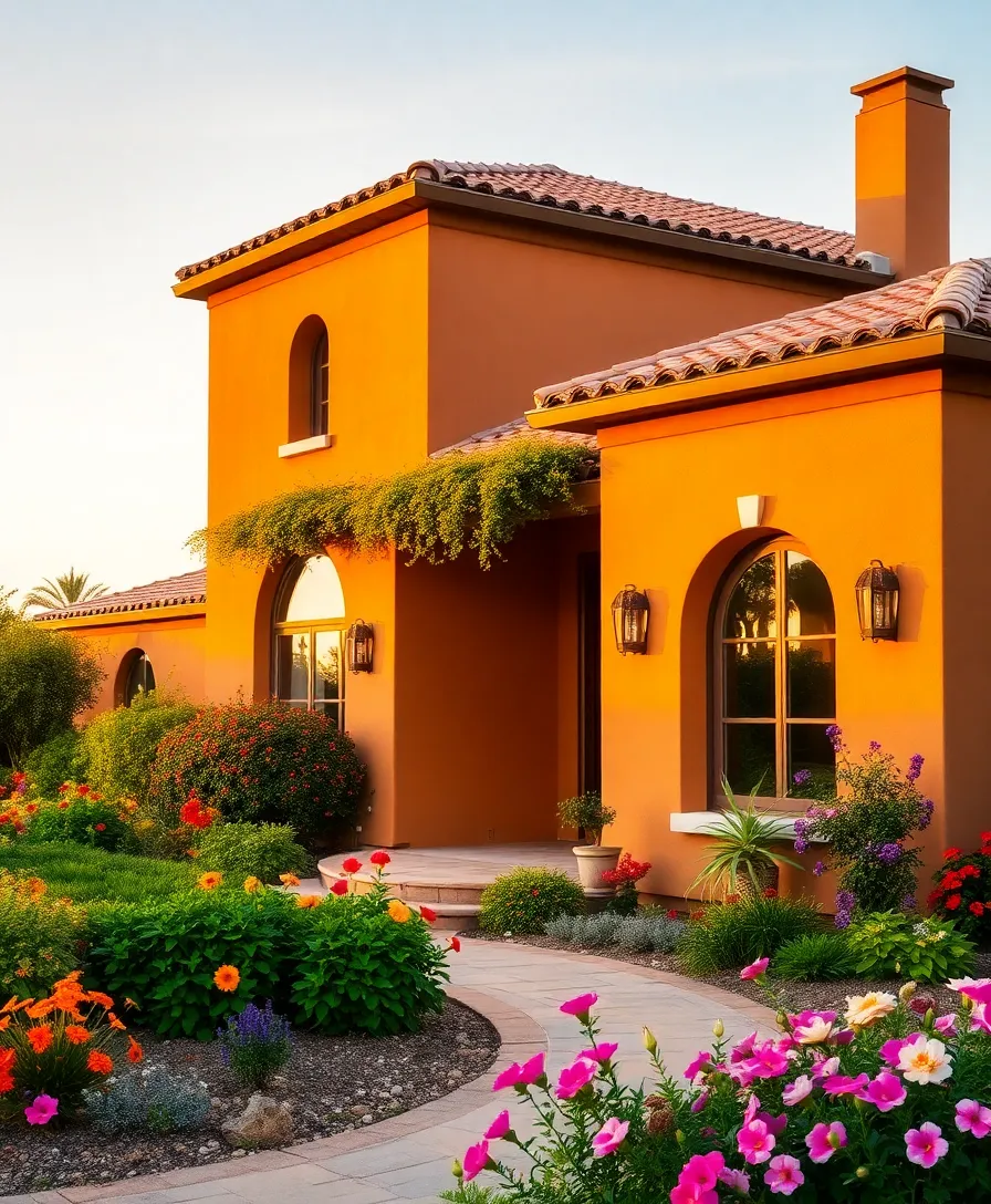 21 Modern Exterior House Colors That Will Transform Your Home Into a Showstopper! - 5. Warm Terracotta