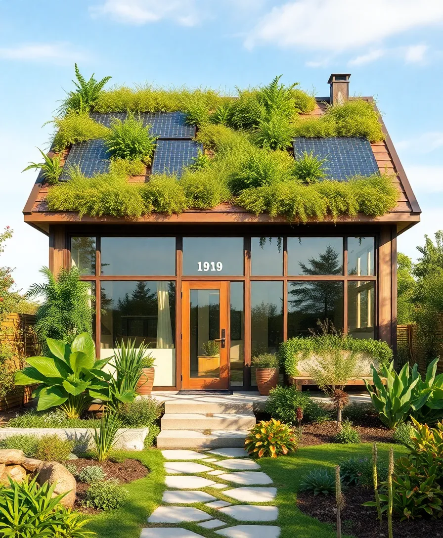 21 Jaw-Dropping Modern Exterior House Designs to Boost Your Curb Appeal Instantly! - 10. Eco-Friendly Designs