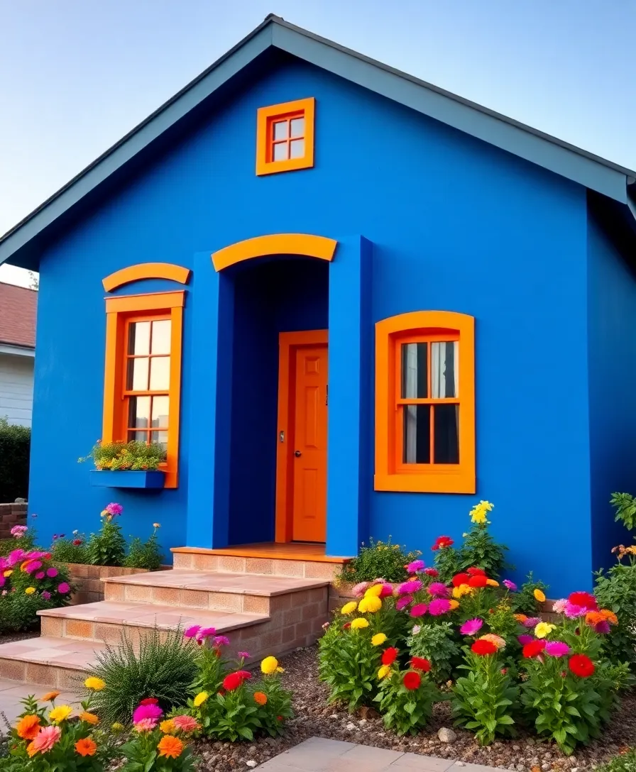 21 Jaw-Dropping Modern Exterior House Designs to Boost Your Curb Appeal Instantly! - 2. Bold and Beautiful Colors