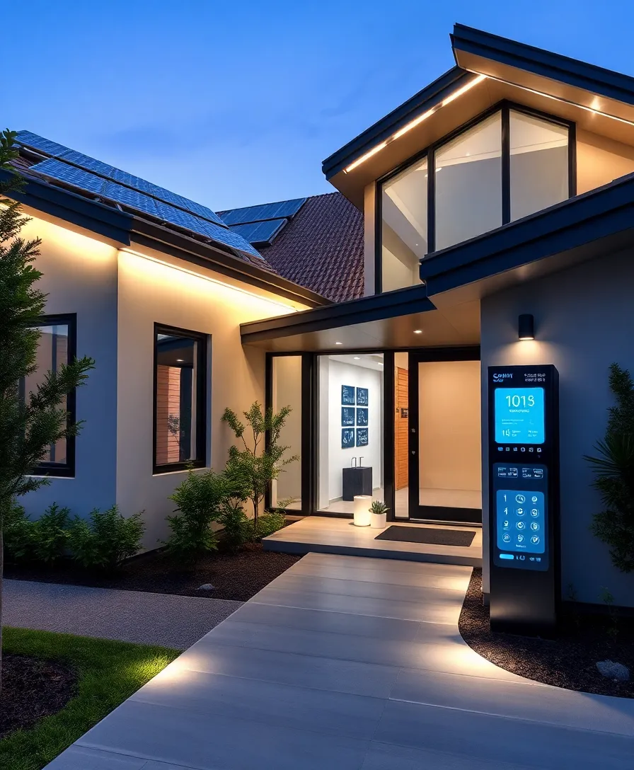 21 Jaw-Dropping Modern Exterior House Designs to Boost Your Curb Appeal Instantly! - 6. The Smart Home