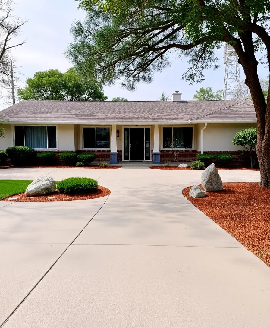 21 Midcentury Modern House Exteriors That Redefine Curb Appeal (Number 8 Will Blow Your Mind!) - 5. Open Spaces