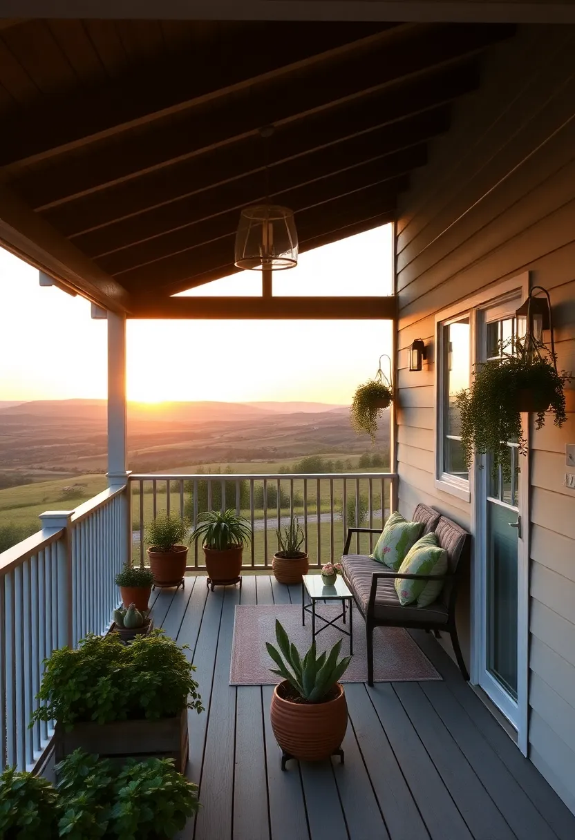 21 Eye-Catching Modern Farmhouse Exteriors That'll Leave You in Awe! - 20. Balcony Features