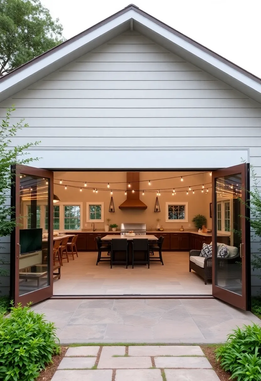 21 Eye-Catching Modern Farmhouse Exteriors That'll Leave You in Awe! - 8. Open Concept Design