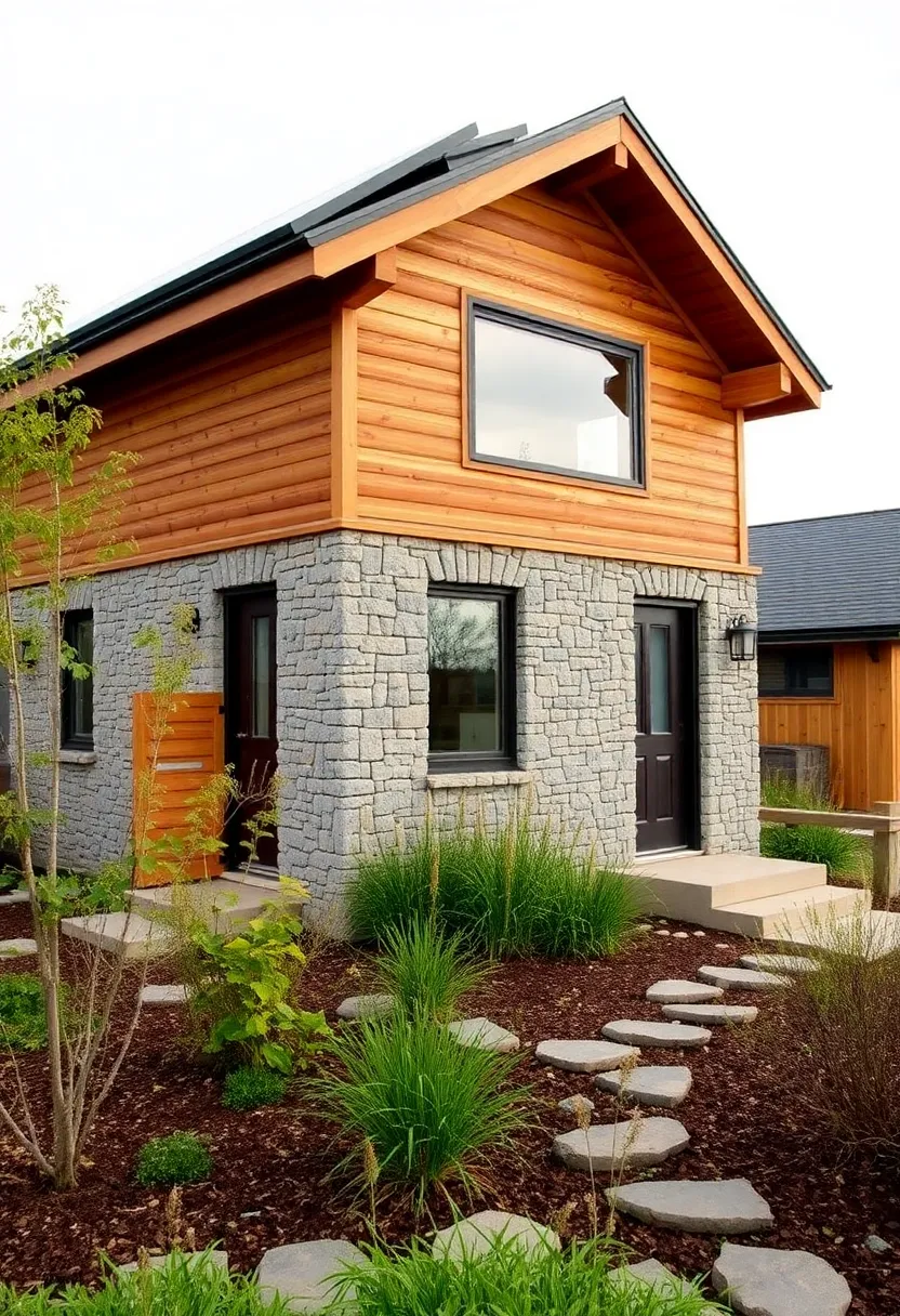 22 Stunning Small Modern House Exteriors That Will Make You Want to Build Yours! - 9. Sustainable Choices