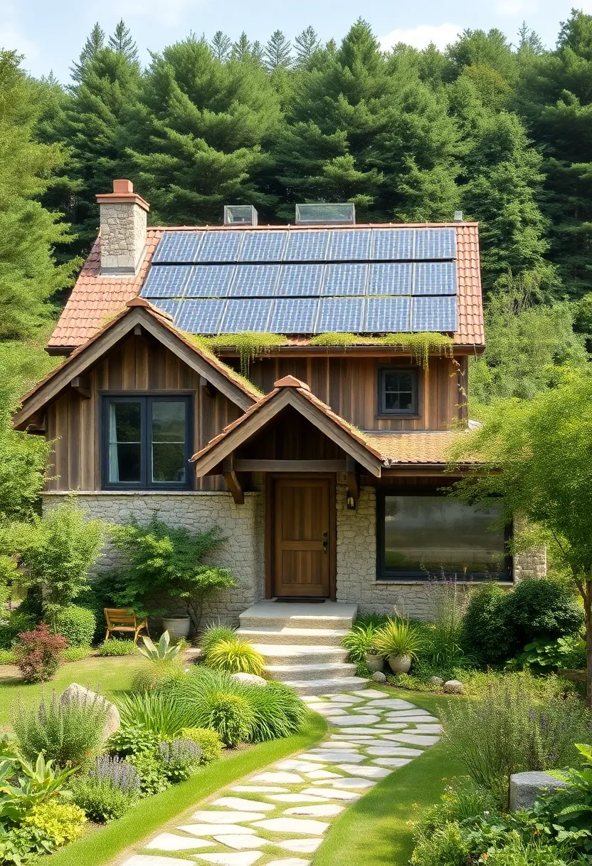 22 Modern House Exterior Designs That Will Make You the Envy of the Neighborhood! - 3. Eco-Friendly Elegance