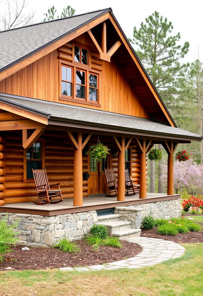 21 Stunning House Exterior Designs That Will Make Your Neighbors Jealous! - 2. Rustic Charm